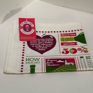 Stuart Gardiner Wine Towel NWT